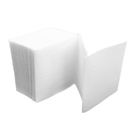 Papírové Ubrousky Tissue 2 Vrstvé V Bílá 11x21cm (6.000 Ks)