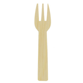Mini Bambusová Vidlička pro Ochutnávky 7,5cm (1.200 Ks)