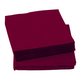 Papírové Ubrousky Mikrobod 20x20cm 2 Vrstvy Bordeaux (100 Ks)