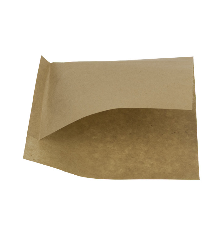 Bolsa Antigrasa Abierta 2L 12x12,2cm Natural (100 Uds)