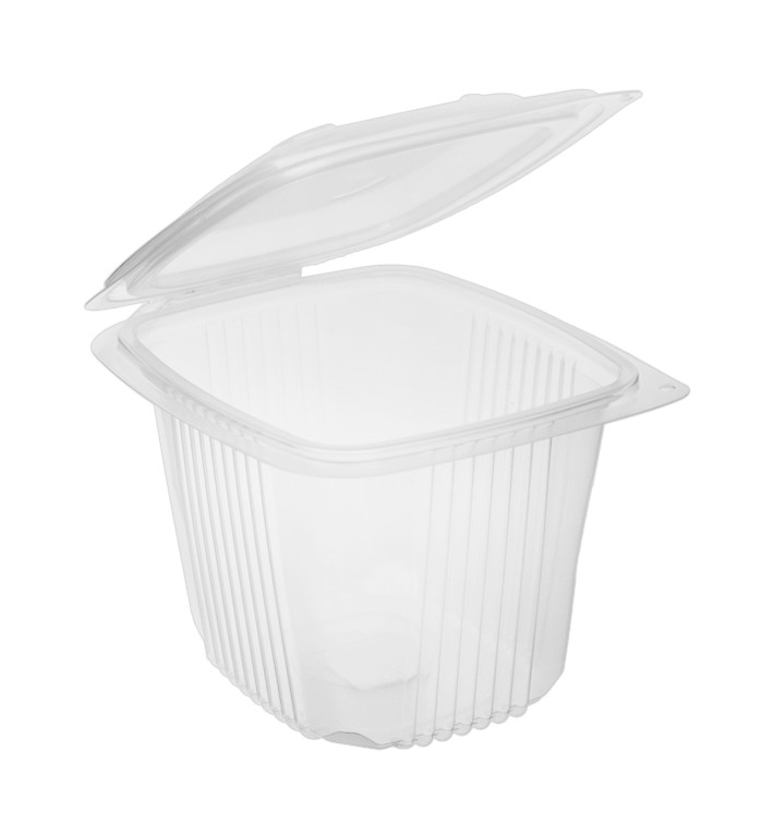 Miska s Víčkem PP Průhledný 750ml 142x123mm (600 Ks)