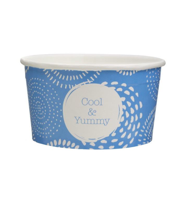 Kartonová Miska na Zmrzlinu 6oz/175ml " Cool&Yummy " (2000 Ks)