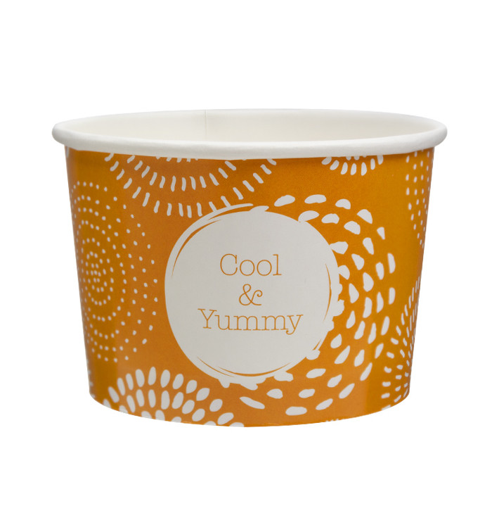 Kartonová Miska na Zmrzlinu 10Oz/310ml Cool&Yummy (600 Ks)