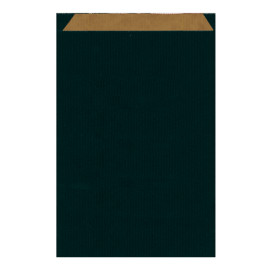 Papírová Kraft Obálka Černá 26+9x38cm 