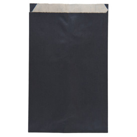 Papírová Kraft Obálka Černá 12+5x18cm 