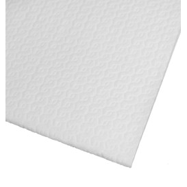 Ruční k pro Kadeřnictví Air Laid Bílá 40x80cm 50g/m² (500 Ks)