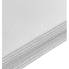 Ruční k pro Kadeřnictví Air Laid Bílá 40x80cm 50g/m² (500 Ks)