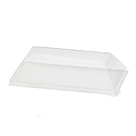 Víčko Plastové PET Průhledný 13x6,5cm (25 Ks)