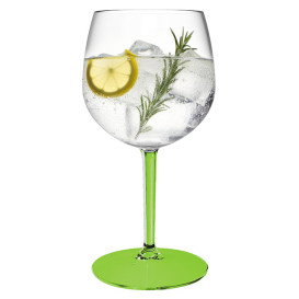 Pohárek Opakovaně Použitelné Durable na Gin Tonic Tritan Zelenou Nožkou 580ml (1 Ks)