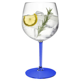 Pohárek Opakovaně Použitelné Durable na Gin Tonic Tritan Modrou Nožkou 580ml (1 Ks)