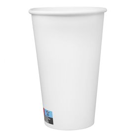 Kartonové Kelímek 16 Oz/500ml Bílý Ø9cm (25 Ks)