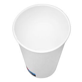 Kartonové Kelímek 16 Oz/500ml Bílý Ø9cm (25 Ks)