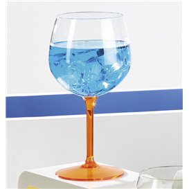 Pohárek Opakovaně Použitelné Durable na Gin Tonic Tritan Oranžovou Nožkou 580ml (1 Ks)