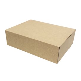 Krabička pro Cukrárny Karton Kraft 20,4x15,8x6cm 1kg (20 Ks)