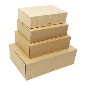 Krabička pro Cukrárny Karton Kraft 17,5x11,5x4,7cm 250g (400 Ks)